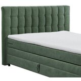 MID.YOU POSTELJA BOXSPRING 180 cm x 200 cm , tekstil, leseni material olivno zelena | Shoptok.si