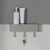 Spinder Design Zelena/siva metalna zidna vješalica s policom Dax Play – | shoptok.hr