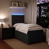 Box spring krevet s madracem crni 80 x 200 cm baršunasti | shoptok.hr