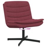  Okretna stolica Bordo Tkanina Standard Ergonomska | shoptok.hr