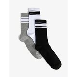 Koton Striped Three-Piece Socks Set, Multicolor Cene