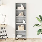  Regal za knjige boja hrasta 50x31x169 cm konstruirano drvo | shoptok.hr