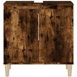 Ormarić za umivaonik boja dimljenog hrasta 58x33x60 cm drveni | shoptok.hr