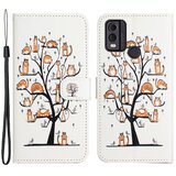 INORCO Ovitek za telefon z denarnico iz PU usnja za Nokia C32/C22, pokrov stojala za telefon s tiskanjem 3D vzorcev, (22037170) Cene