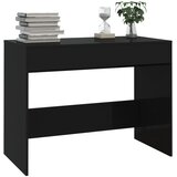  Radni stol crni 101 x 50 x 76,5 cm od konstruiranog drva | Shoptok.si