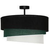  Duolla - Plafonski luster TRIO 1xE27/15W/230V prečnik 45 cm crna/zelena/bela | Eponuda.com