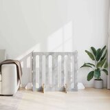  Preklopna ogradica za kućne ljubimce 4 pcs Betonsko Siva | shoptok.hr