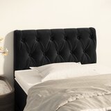 vidaXL Uzglavlje crni 80x7x78/88 cm baršunasti Cijene