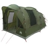 vidaXL Tunelski šator s krovom Maslinastozelena 400 x 260 x 200 cm - Maslinastozelena 3 osobe | shoptok.hr