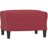  Trosjed s tabureom crvena boja vina 180 cm od umjetne kože | shoptok.hr