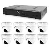 Avtech Komplet kamera 1x NVR AVH2109AX i 8x 2MPX IP Dome kamera DGM2203SVSE + 8x UTP kabel 1x RJ45 - 1x RJ45 Cat5e 15m!