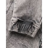 Ombre Men's denim jogger pants with rips and zippers - gray | Eponuda.ba