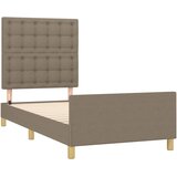  Okvir za krevet bez madraca smeđesivi 90x200cm od tkanine | shoptok.hr