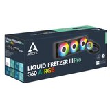 Arctic LIQUID FREEZER III PRO 360mm A-RGB vodno hlajenje za INTEL/AMD procesorje (črn) | Shoptok.si