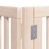 vidaXL Ograda za pse z vrati zložljiva 8 panelov 640 cm topolovina | Shoptok.si