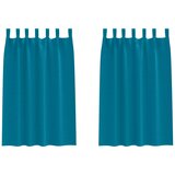  Zavjese za blackout s prstenovima 2 pcs Tirkizna 175 x 140 cm | Eponuda.ba