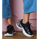Gemre Black sporty sneakers with thick soles Lirana | Shoptok.si