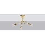 Sollux SL.1437 - Plafonski luster LOOP 3xE27/15W/230V zlatna | Eponuda.com