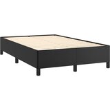  s oprugama i madracem crni 120x190 cm od umjetne kože | shoptok.hr