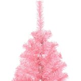 vidaXL Božično drevo med 150 LED z stojalom Roza 120 cm PVC | Shoptok.si