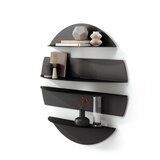 Umbra STENSKI REGAL 76/76/19 cm črna | Shoptok.si