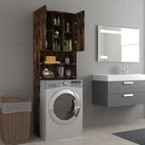 Ormarić za perilicu rublja boja dimljenog hrasta 64x25 5x190 cm | shoptok.hr