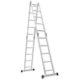  Ljestve (Radna visina: 5,75 m, Broj stuba: Prečke 4 x 5, Aluminij) | shoptok.hr
