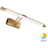 Globo LED ZIDNA LAMPA ZA SLIKE 8W CCT SARA 400 ZLATNA BRAYTRON | Eponuda.com