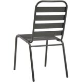  7-dijelni vrtni blagovaonski set čelični tamno sivi | shoptok.hr