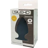 SilexD M - upogljivi analni dildo - 11 cm (črn)