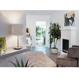 Eglo 54745 - Stona lampa ANADIA 1xE14/40W/230V taupe/mat hrom | Eponuda.com