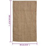  Jutene vreće 5 kom 60 x 105 cm 100 % juta 340 g/m² | shoptok.hr