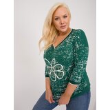 RELEVANCE Blouse-RV-BZ-9442.27-dark green | Shoptok.si