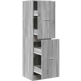 vidaXL Lekarniška omara siva sonoma 40x41x144,5 cm inženirski les | Shoptok.si