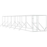 Vanjski kavez za pse srebrni 2 x 14 x 2 m od pocinčanog čelika | shoptok.hr