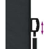vidaXL Uvlačiva bočna tenda crna 180 x 600 cm | shoptok.hr