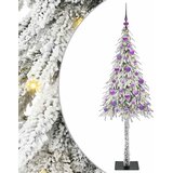  Božićno drvce s 150 LED svjetlima Bijelo 150 cm PE i čelik Slike