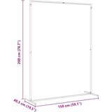  Vjenčani luk Zlatno 150 x 49,5 x 200 cm Čelik | shoptok.hr