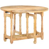 Furnova Jedilna miza okrogla 110x76 cm trden mangov les, (21946484) | Shoptok.si