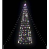 vidaXL LED božično drevesce med 800 LED večbarvno 400 cm elezo | Shoptok.si
