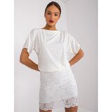 Fashion Hunters Ecru cocktail mini dress Beata | Shoptok.si