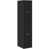 vidaXL Ormarić za lijekove crni 30 x 41 x 144,5 cm konstruirano drvo | shoptok.hr