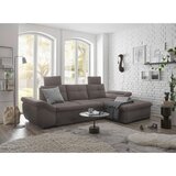 CARRYHOME KOTNA SEDEŽNA GARNITURA, mikrovelur sivorjava | Shoptok.si