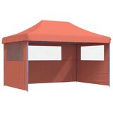Šator za svadbe - šator za zabave Terakota 292 x 440 x 315 cm Oxford tkanina - Terakota s dvije bočne zidove Da | shoptok.hr