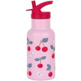 A Little Lovely Company bidon iz nerjavnega jekla, 350 ml – češnje | Shoptok.si