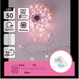  Aigostar-LED Spoljašnji božićni lanac 50xLED/8 funkcija 3xAA 5,3m IP44 ružičasta/topla Cene