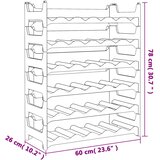  Stalak za vino za 36 boca PP složivi | shoptok.hr