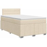  Boxspring krevet s madracem Krem 120 x 200 cm Tkanina | shoptok.hr