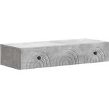 Stenska stranska miza Betonsko siva 87,5 x 34,5 x 17 cm, (5000232542)