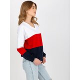 RUE PARIS Sweatshirt-RV-BL-8328.86P-white-navy blue | Shoptok.si